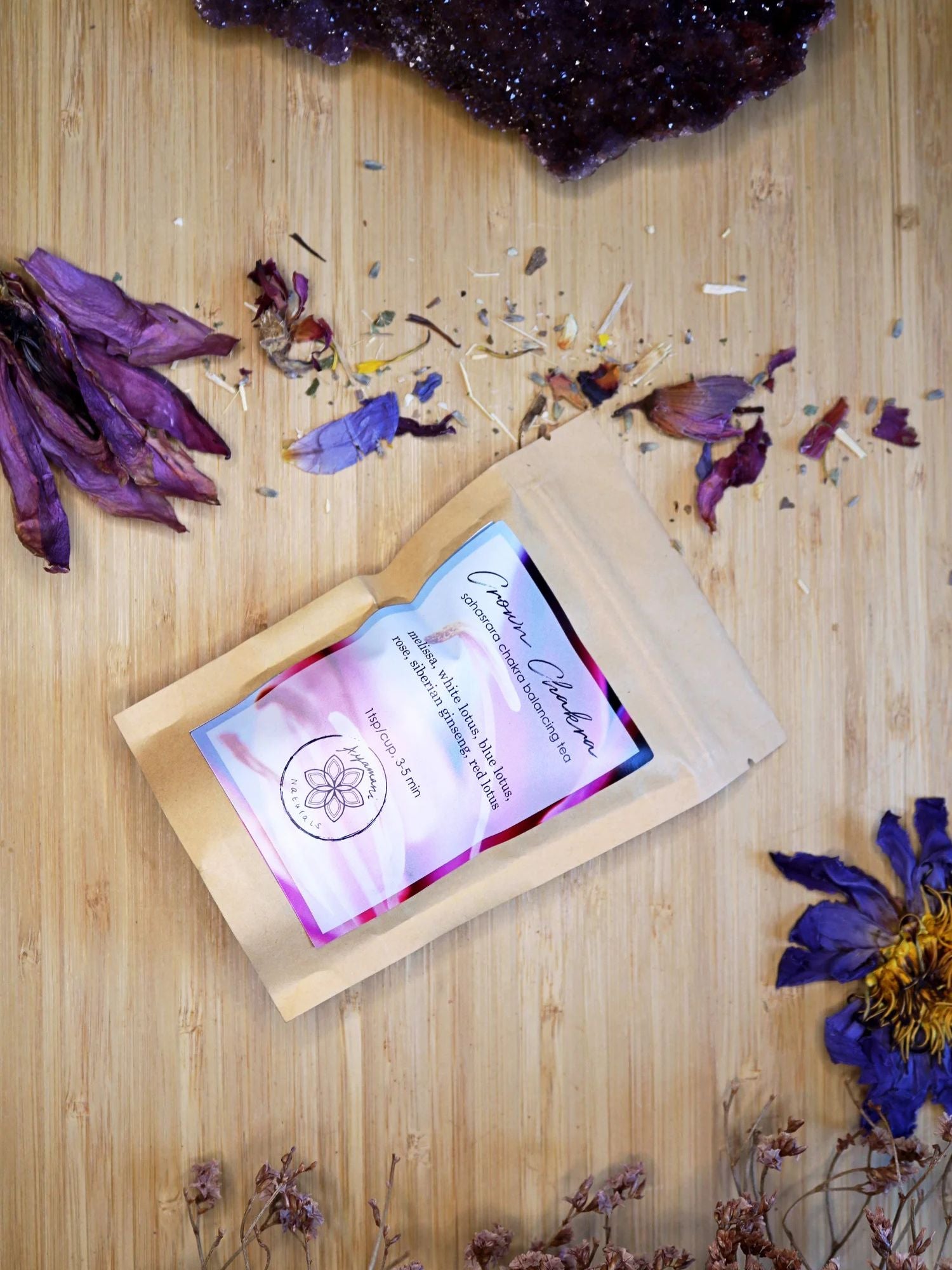 Blå Lotus Crown Chakra Tea Blend 25g