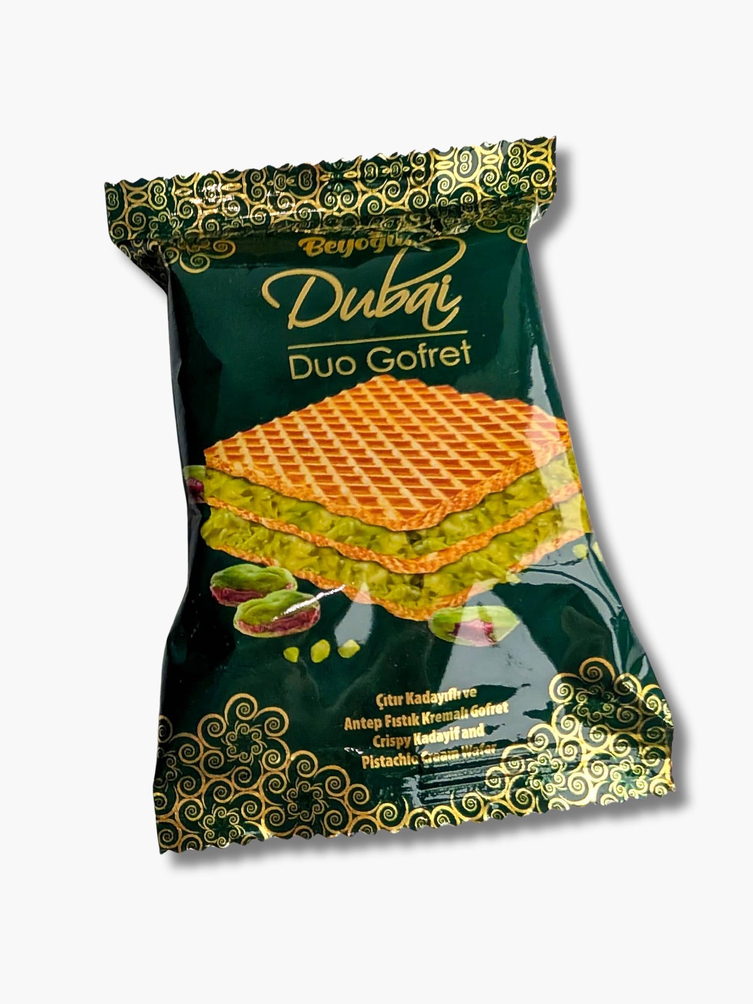 Nyhet! Dubai Våffla Pistage 36g
