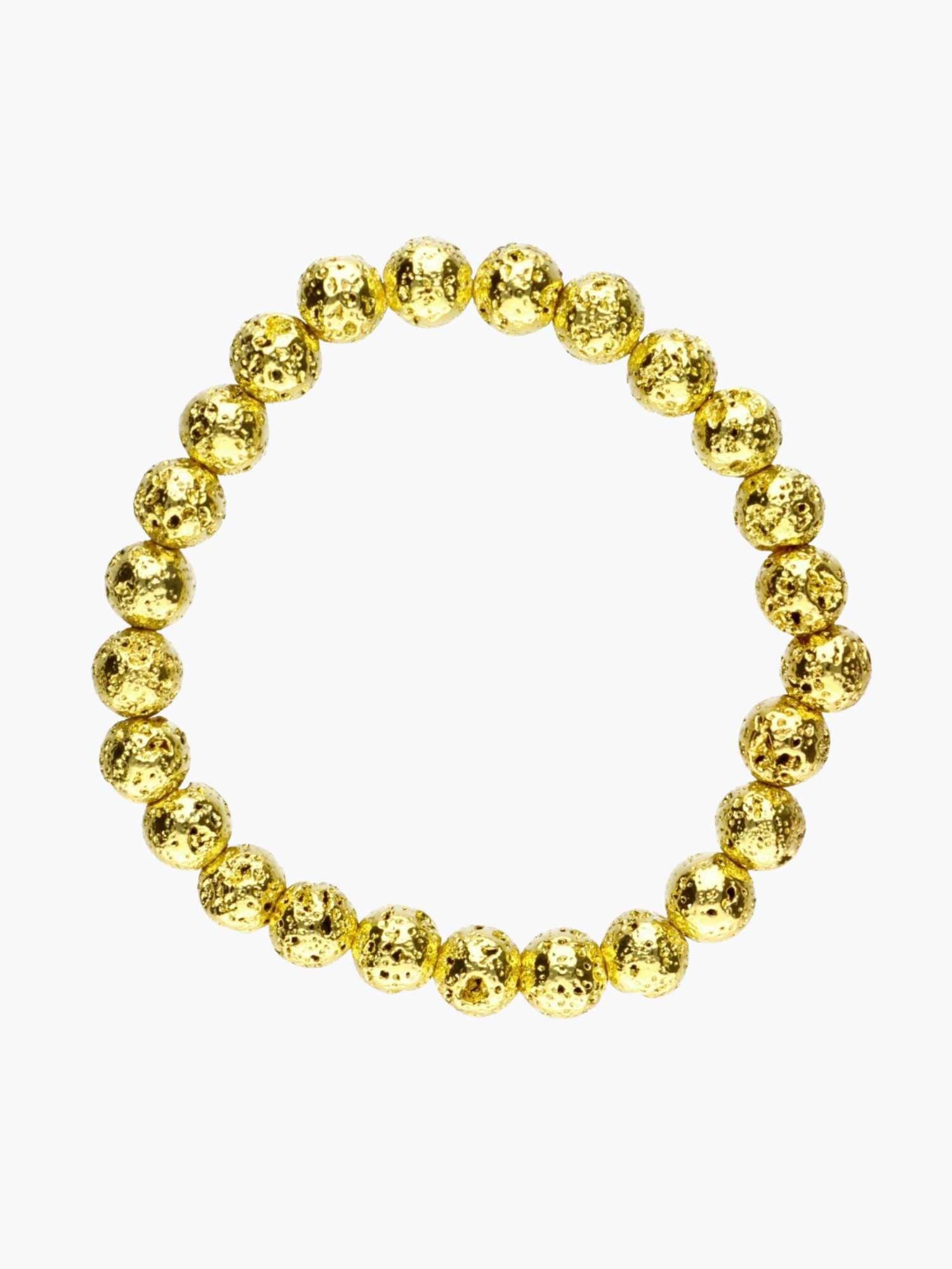 Lava Bracelet Gold 8mm
