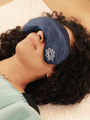 Silk Eye Pillow Olive med Lavendel