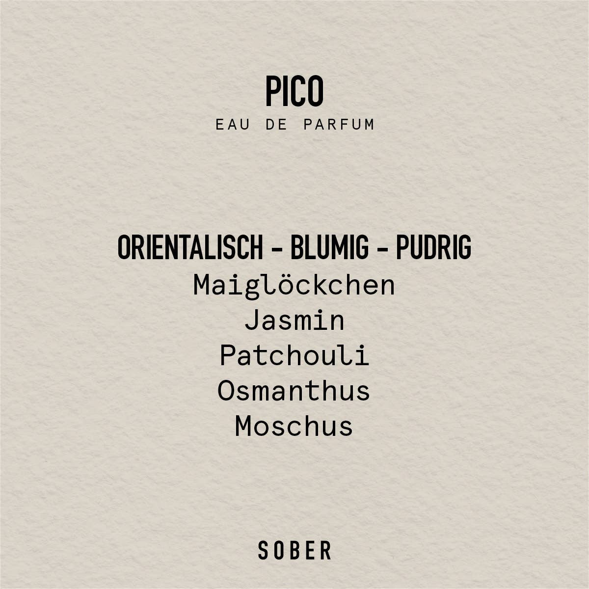 PICO – Eau de Parfum 50 ml