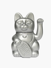 Maneki Neko Lucky Cat Silver - Good Business