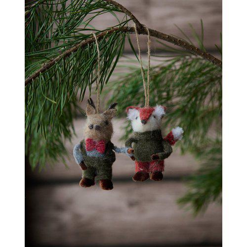 Julgransdekoration Räv – 9 cm