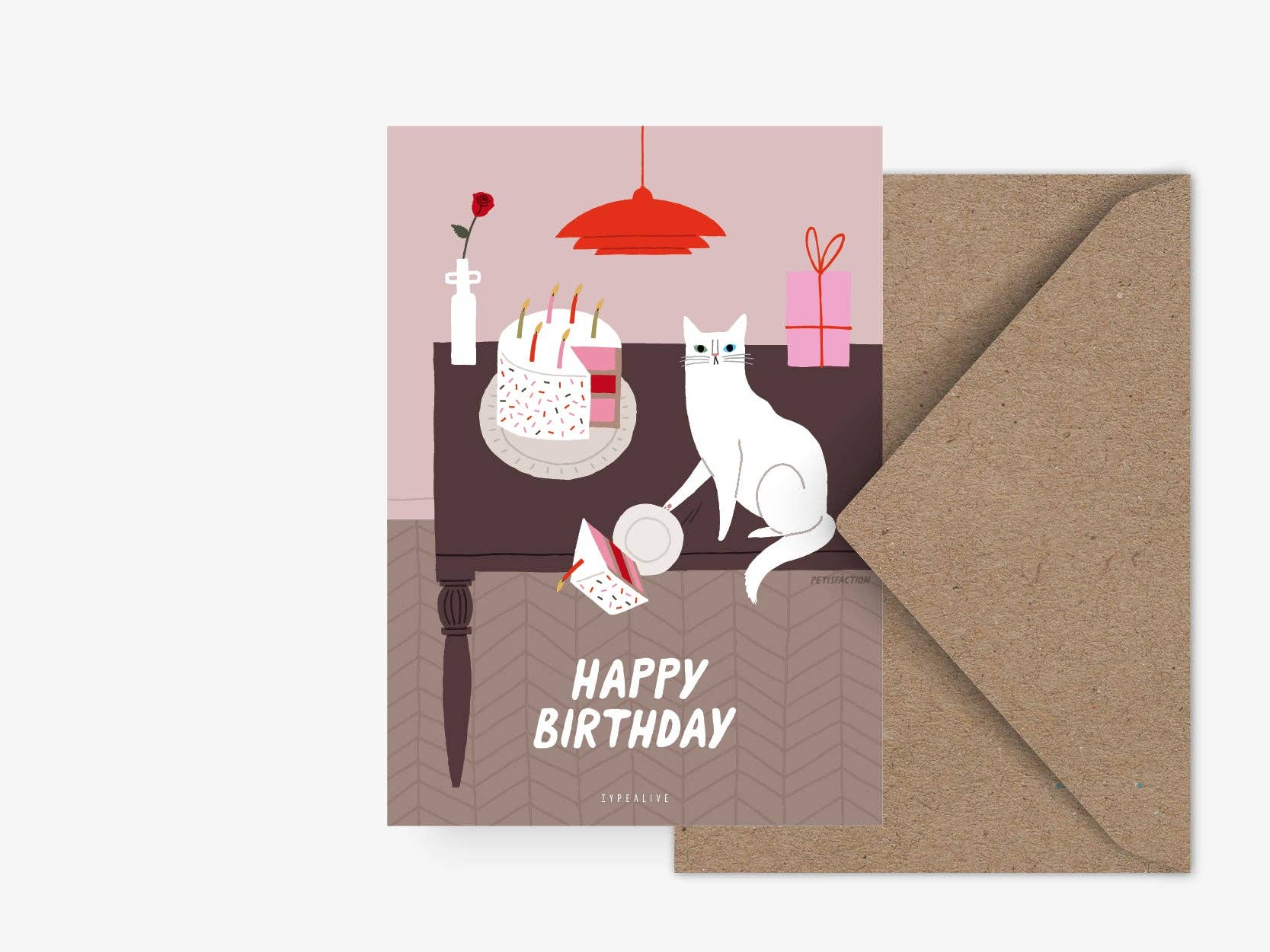 Vykort Happy Birthday