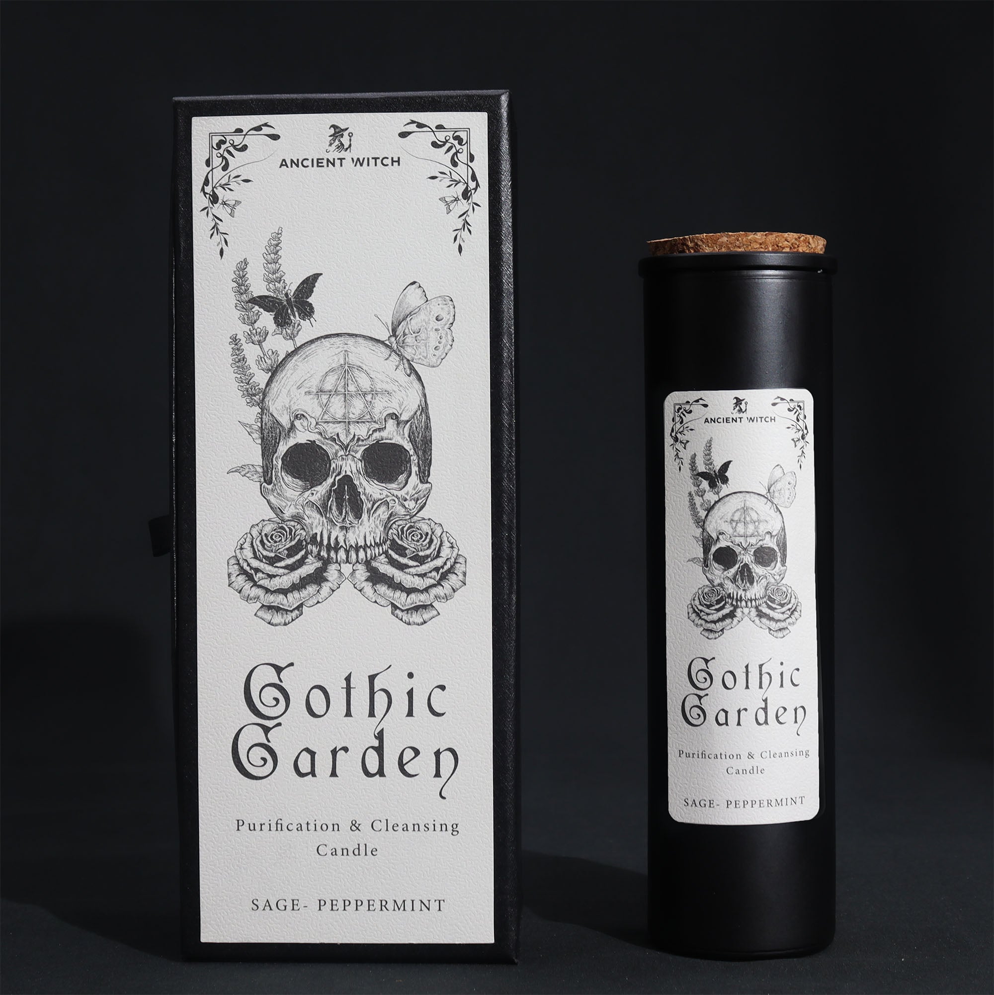 Ancient Wisdom Purification Candles Gothic Garden