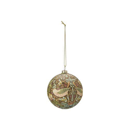 Julgranskula Grön William Morris 8 cm