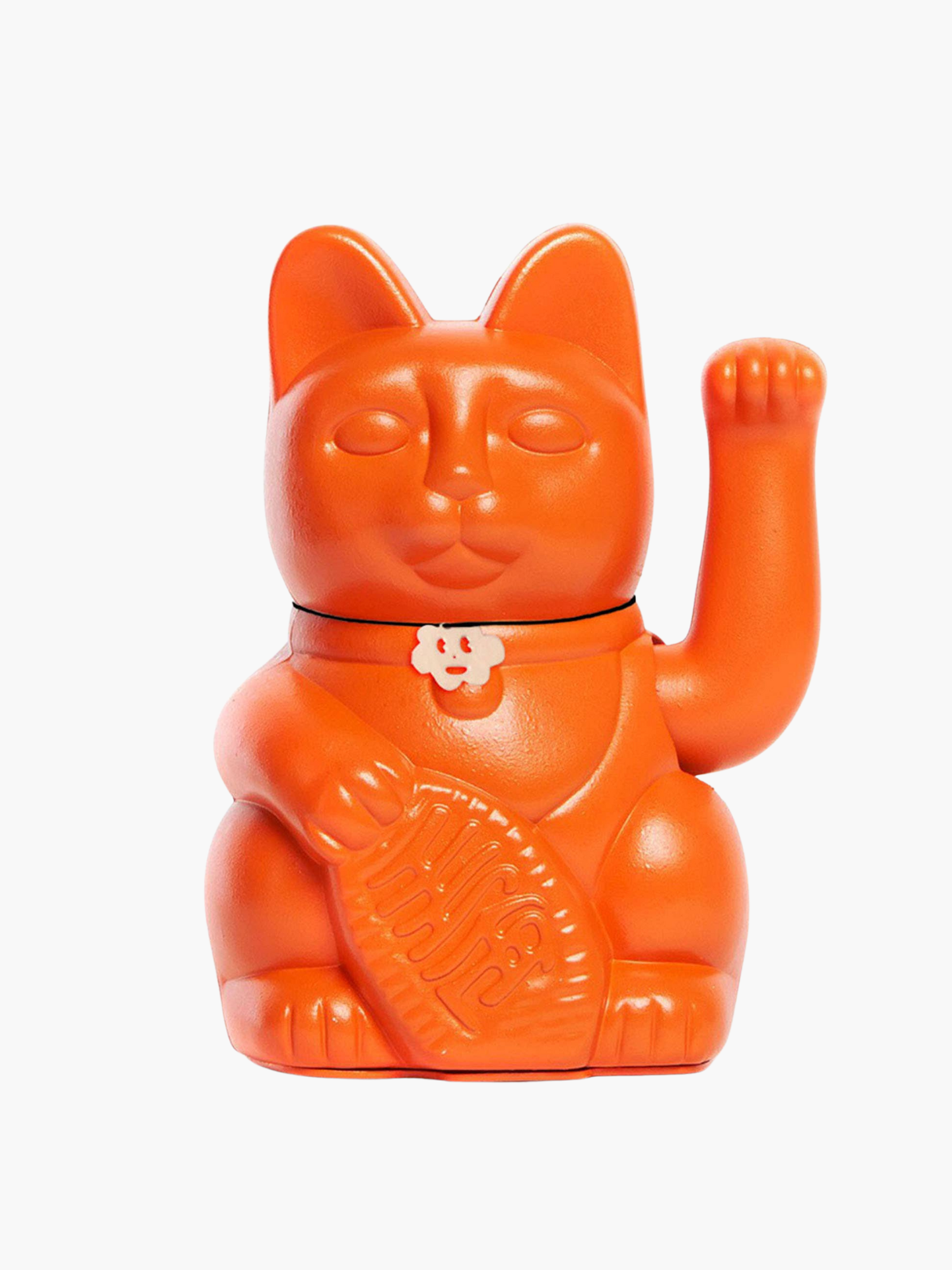 Maneki Neko Lucky Cat Orange - Luck & Travel