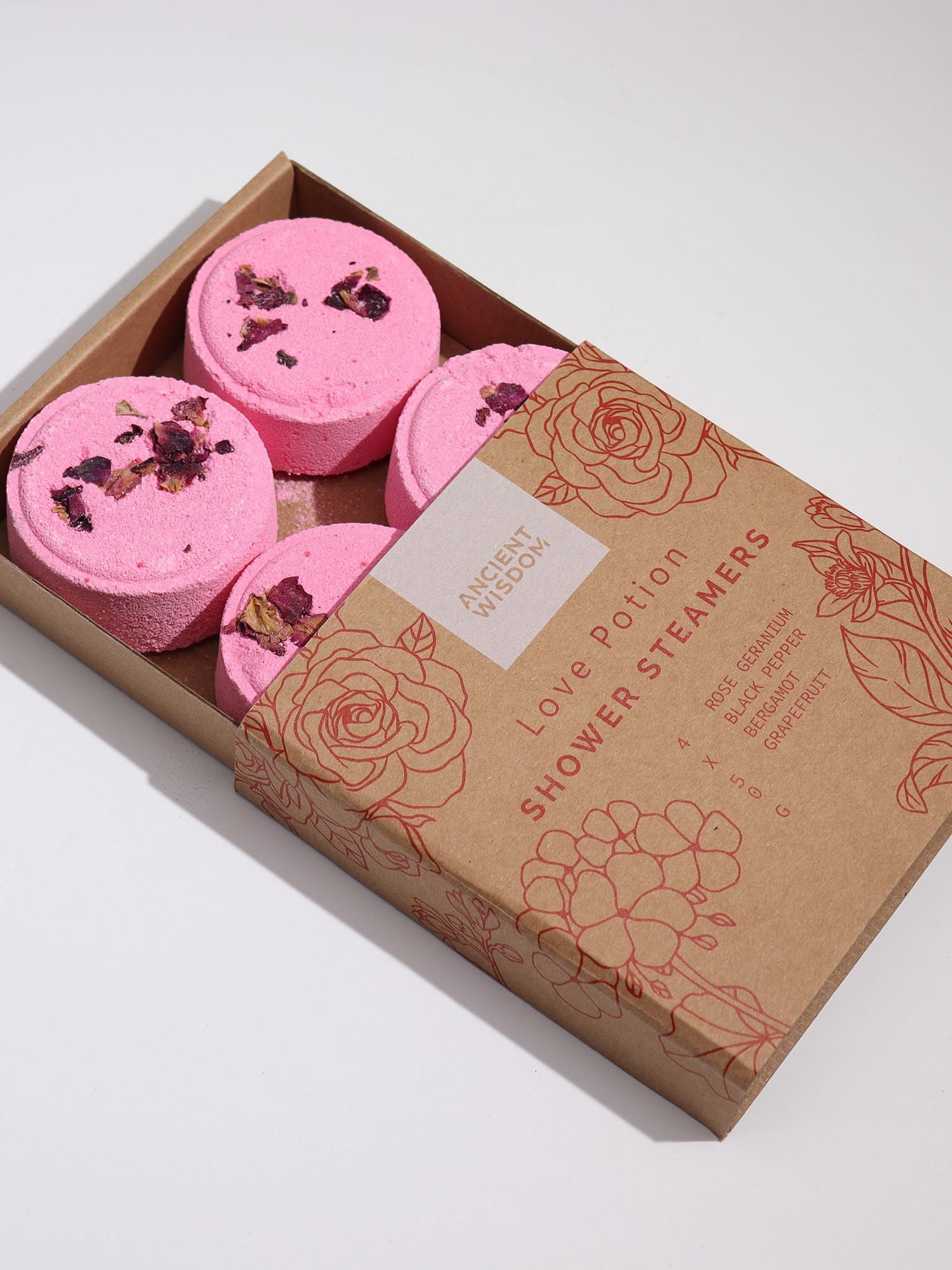 Love Potion Shower Steamers x 4