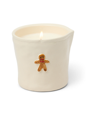 Doftljus i keramikkrus – Gingerbread