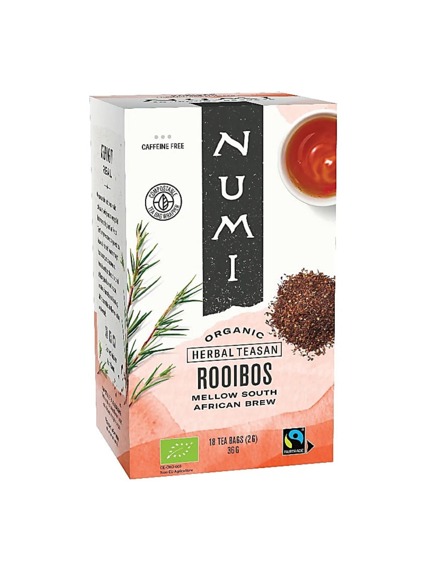 Rooibos Organic Herbal Tea Numi