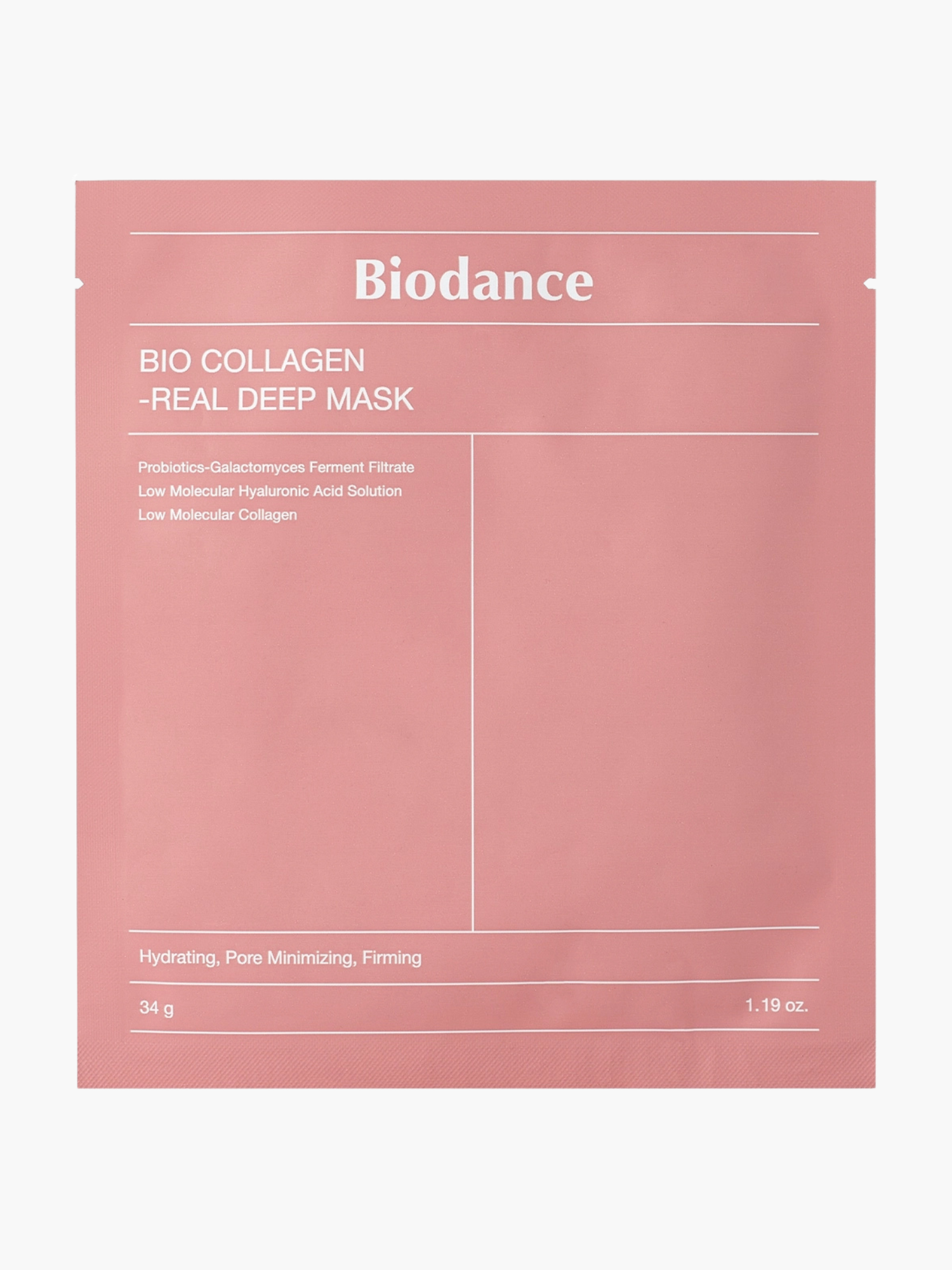 4 st Biodance Real Deep Mask – Glow, Balance, Vitalize & Repair
