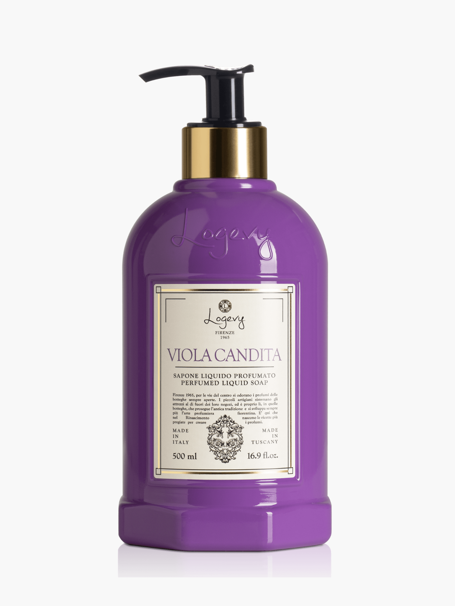 Flytande tvål Viola Candita 500 ml - Logevy Firenze