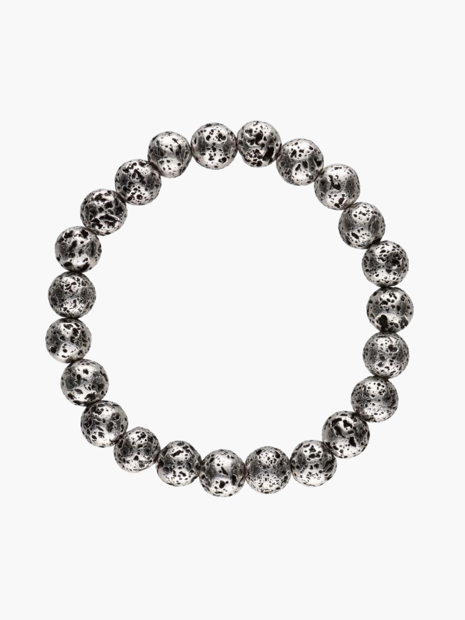 Lava Bracelet Silver 8mm