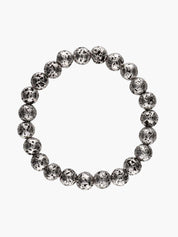 Lava Bracelet Silver 8mm