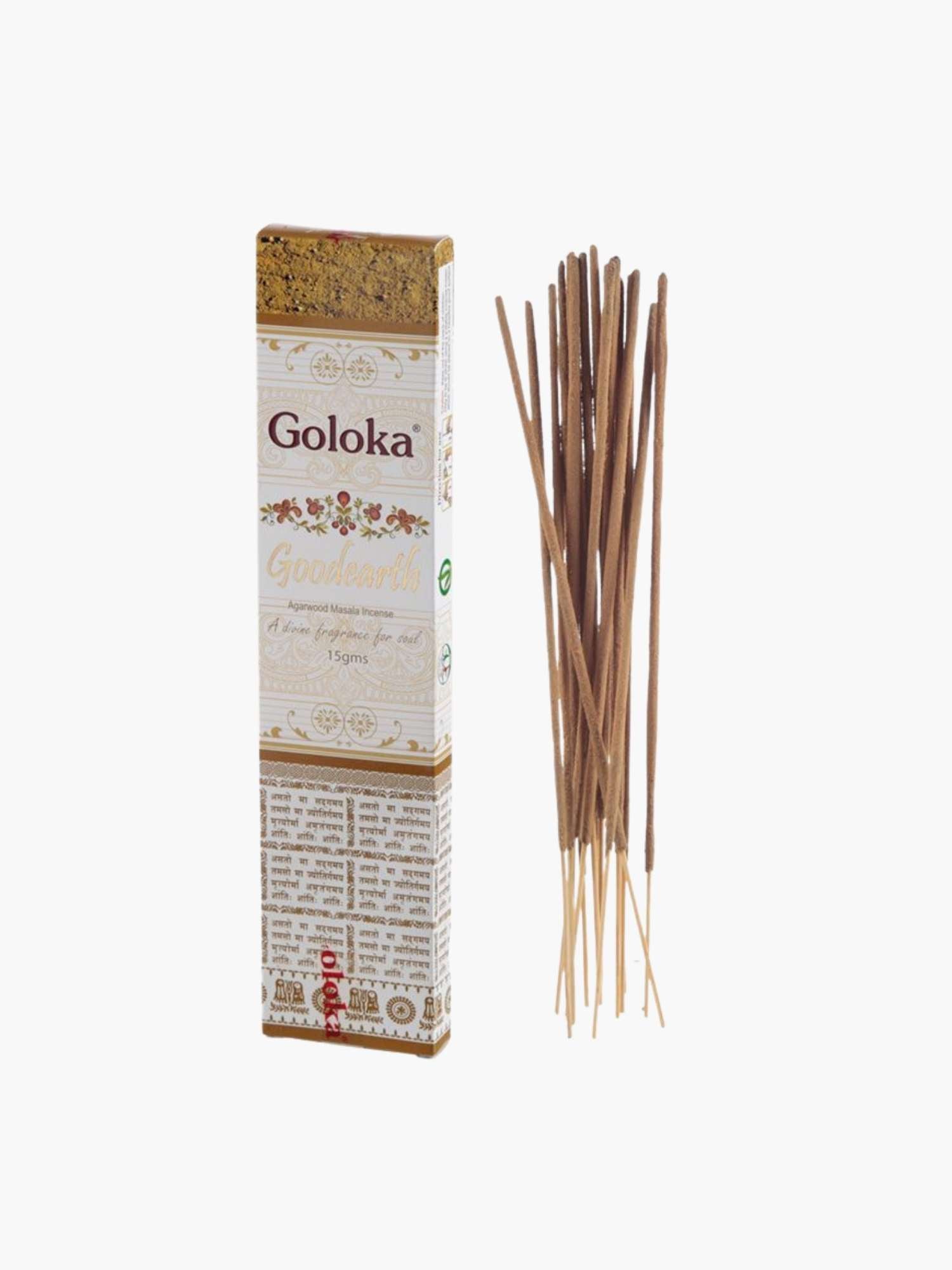 Good Earth Agarwood Incense Goloka