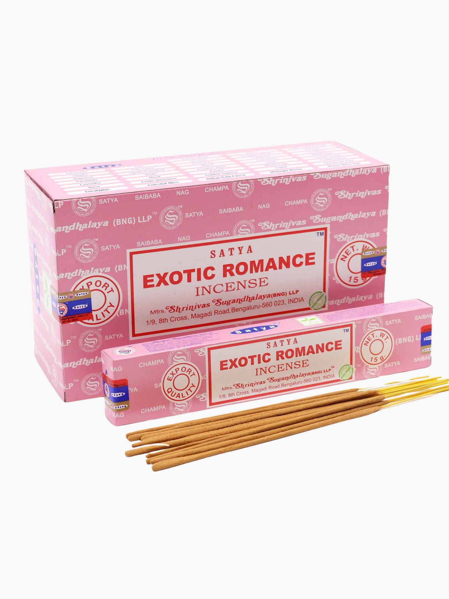 Exotic Romance incense Satya