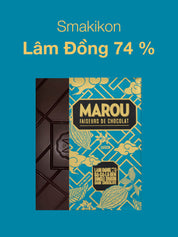 Mörk Choklad Lam Dong 74% Marou 80g