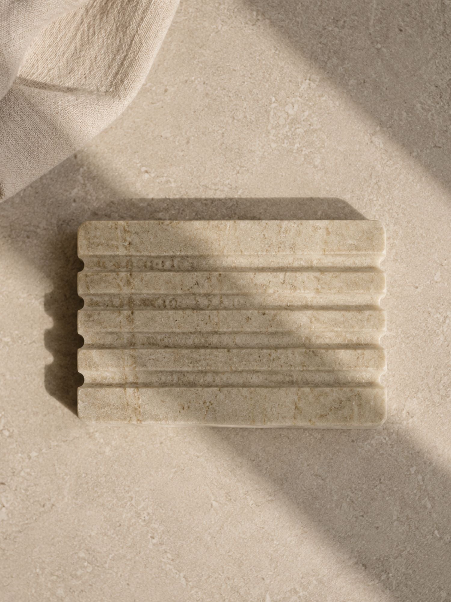 Tvålfat Sand Marmor