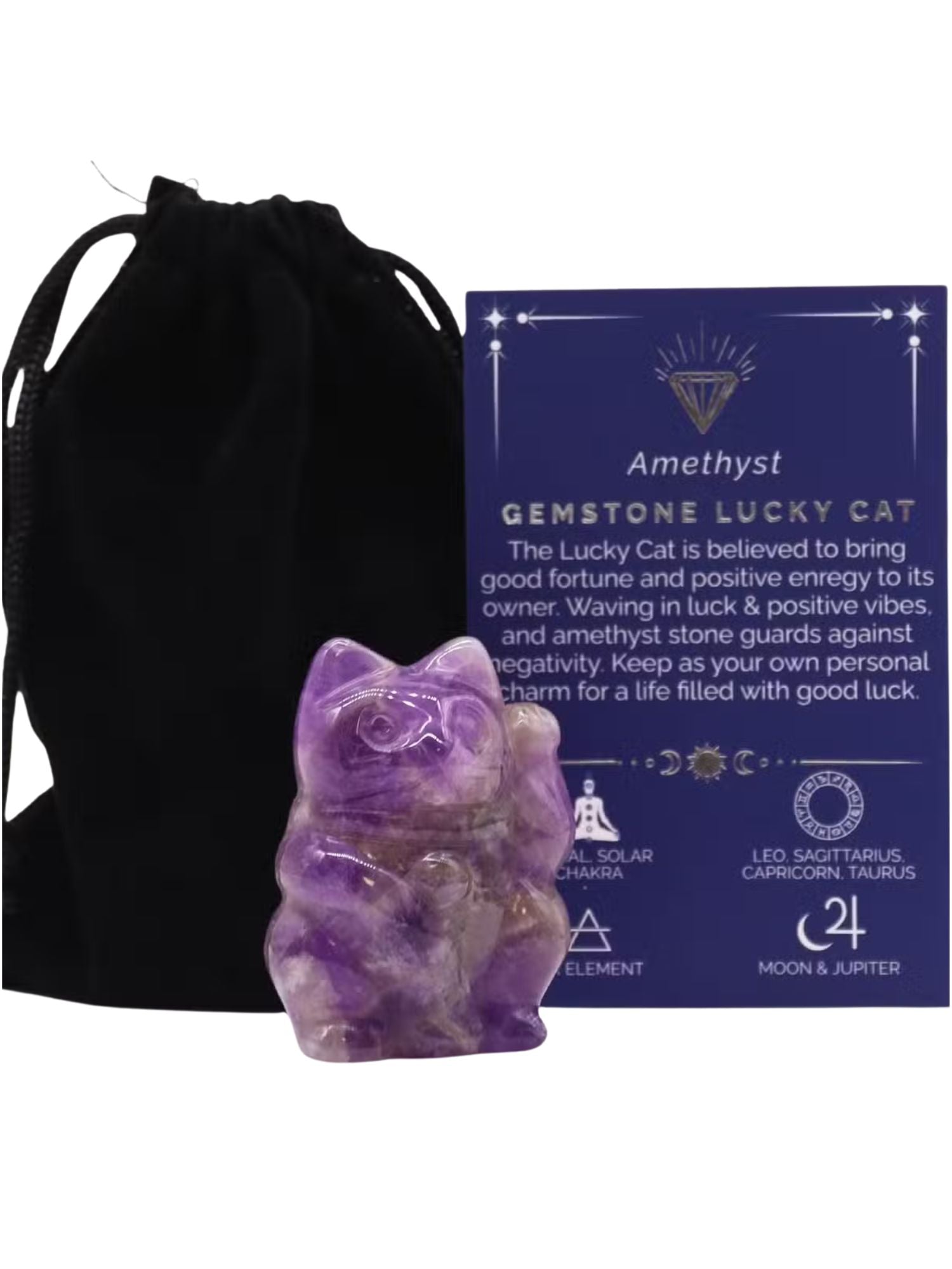 Ametist Lucky Cat