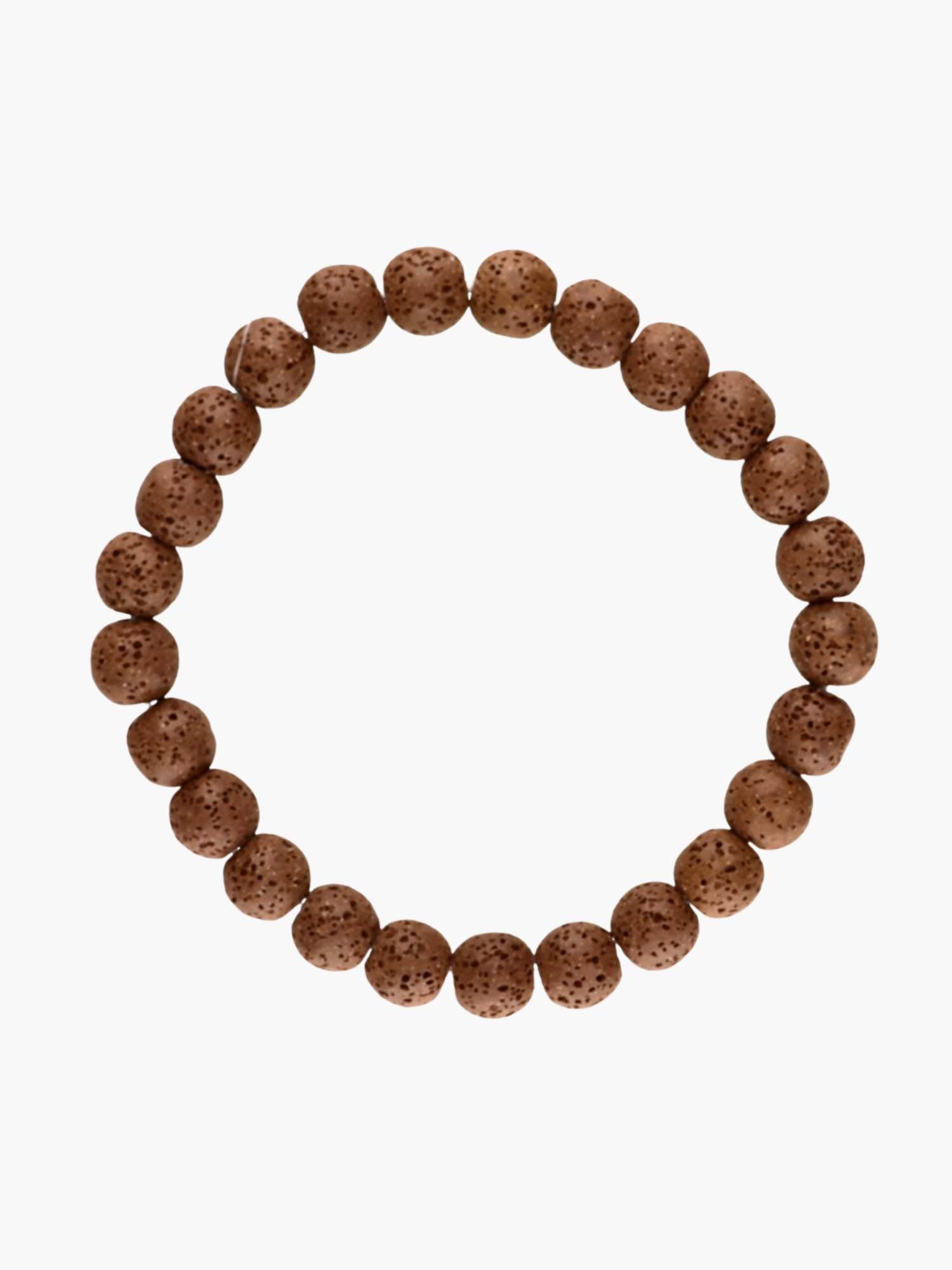 Lava Bracelet Brown 8mm