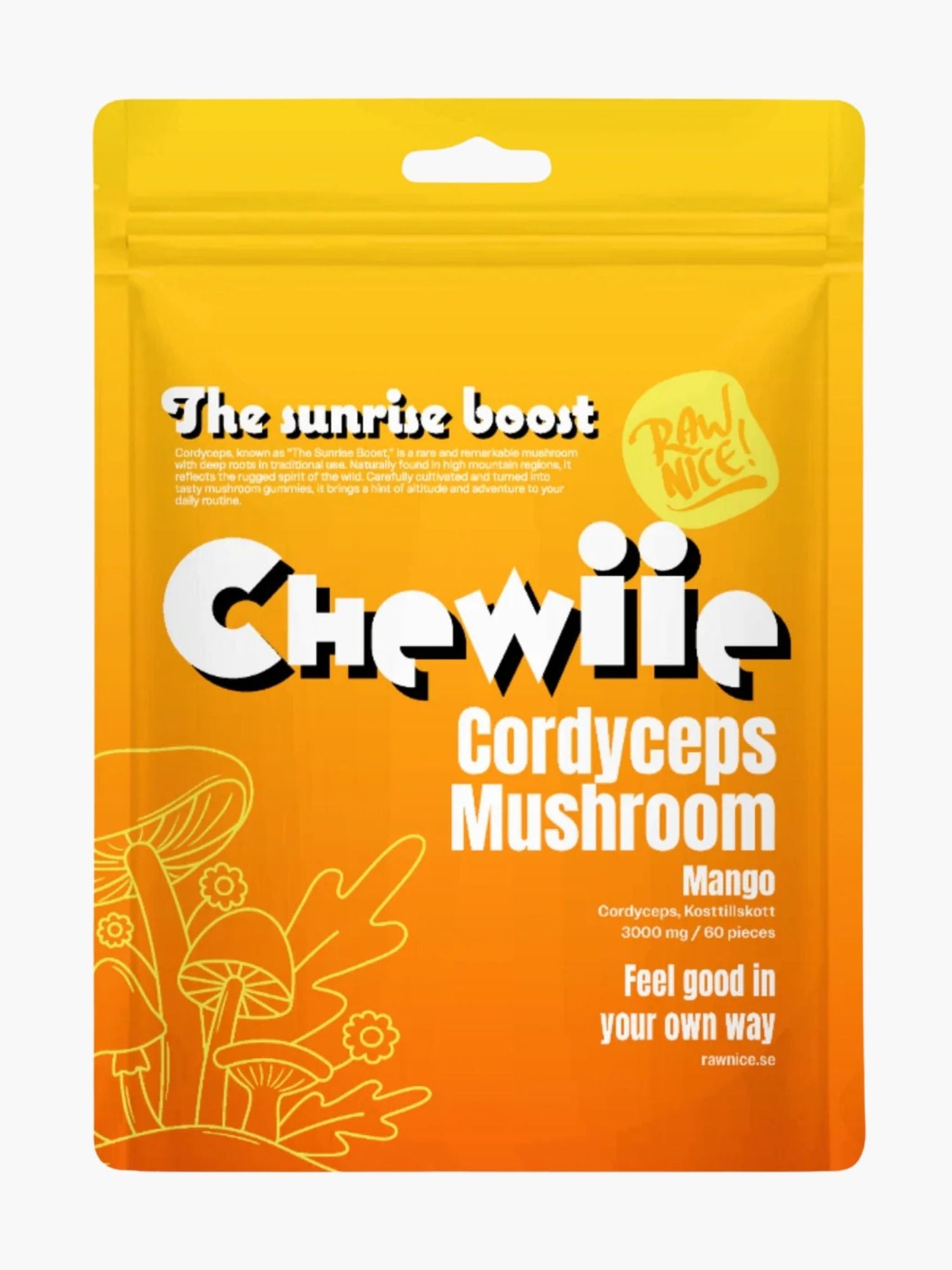 Rawnice Chewiie - Cordyceps Mushroom Gummies