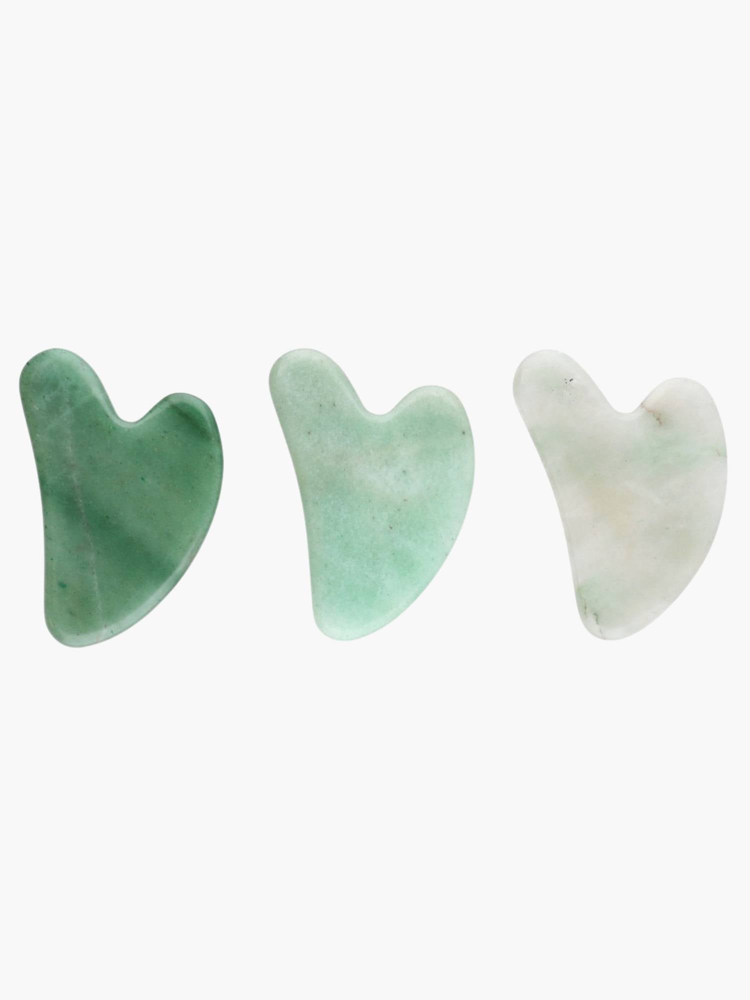 Grön Kvarts Gua Sha Massage Stone