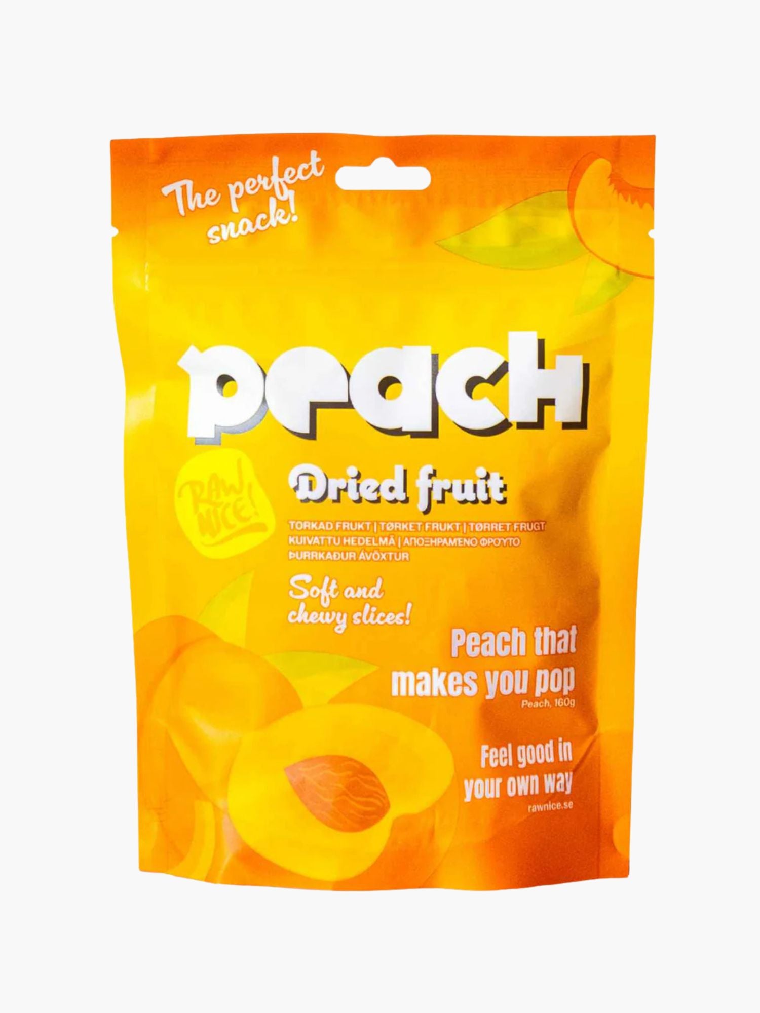 Raw Nice Torkad Persika 80g