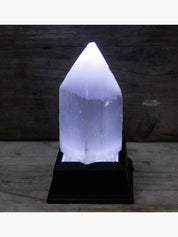 Selenite Pencil Tower 10 cm