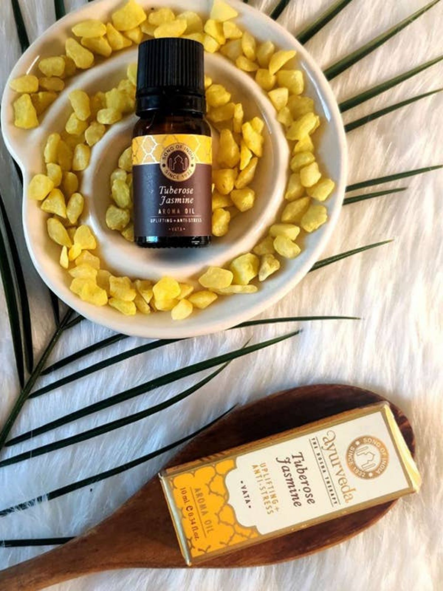 Tuberose & Jasmine Aroma Oil Vata 10 ml Song of India