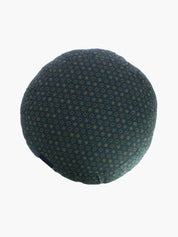 Zafu Meditationskudde Kapok - Blue Asanoha