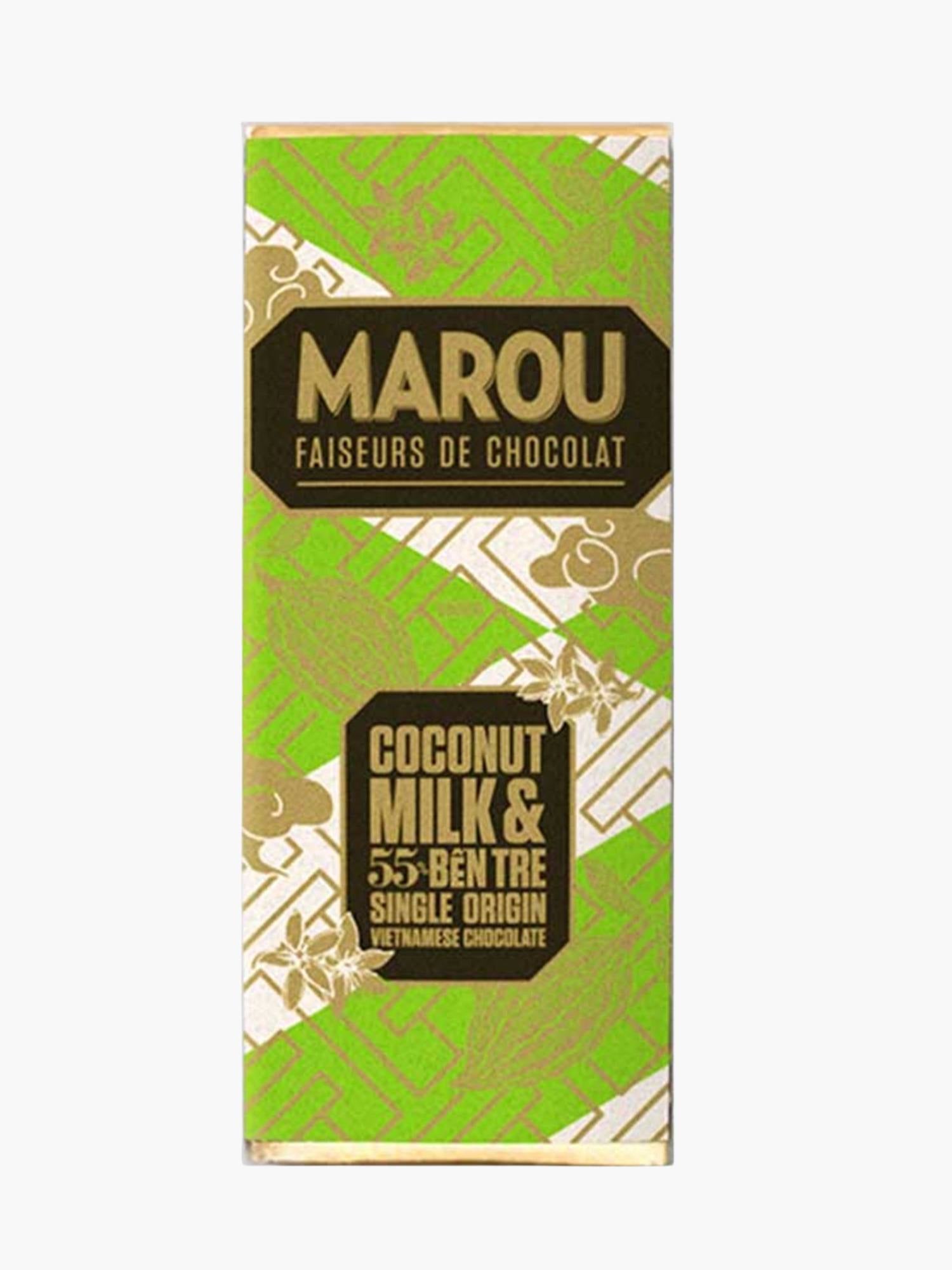 Mörk Mjölkchoklad med Kokosmjölk 55% Marou 24g