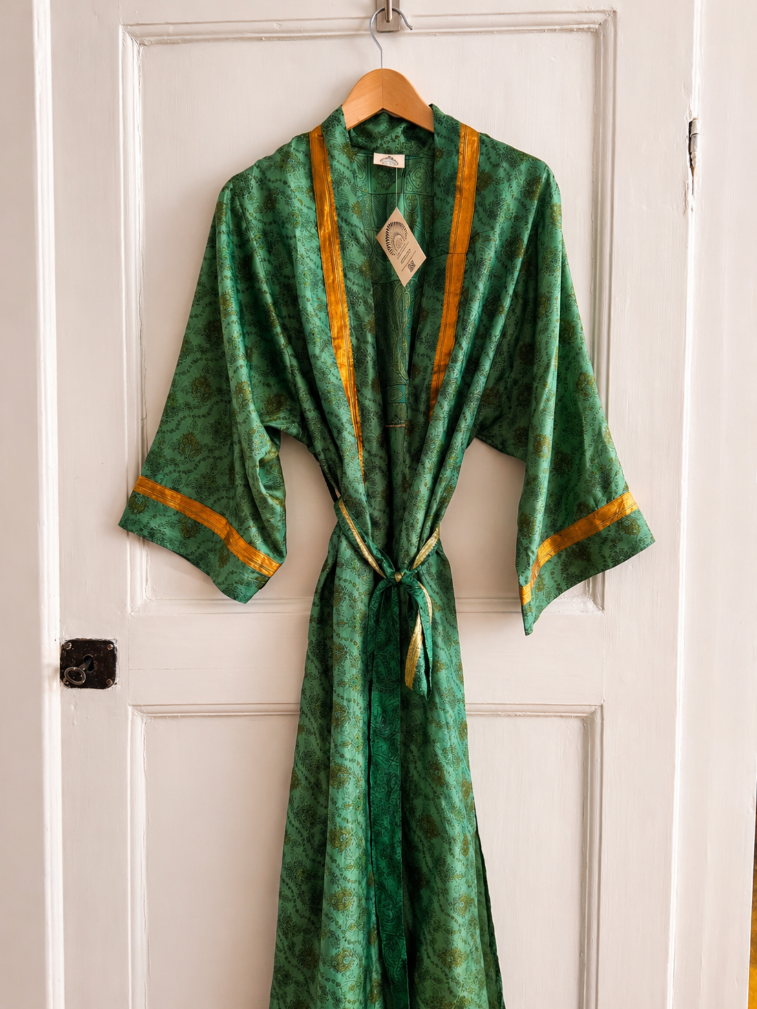 With Seqerqvist Kimono Emerald Green