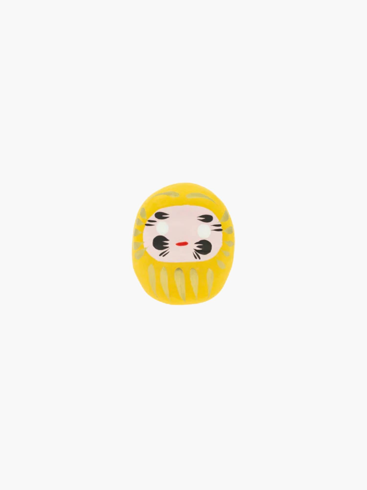 Daruma Small - Prosperity Yellow