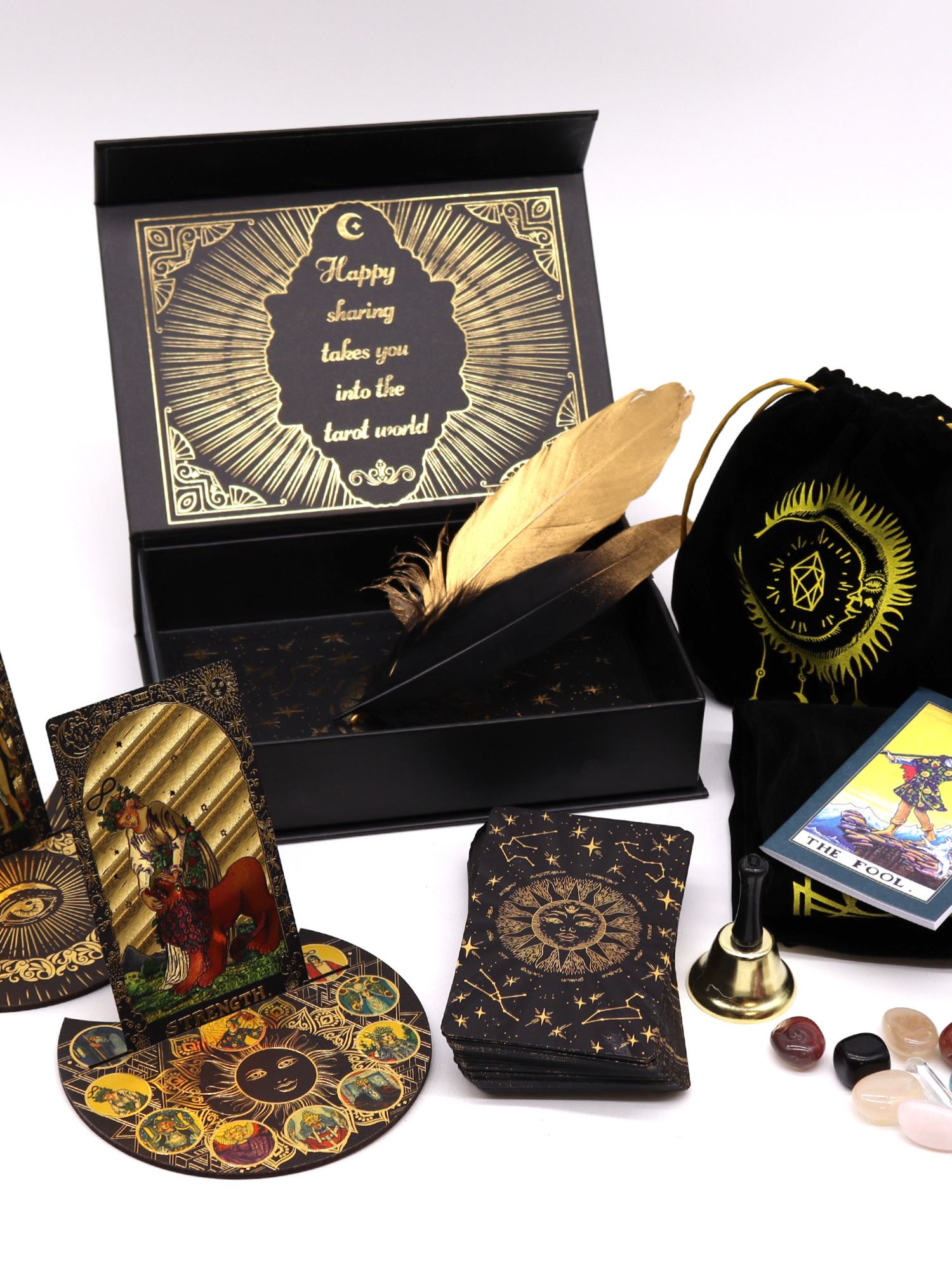 Golden Magic Tarot Deck Gift Set