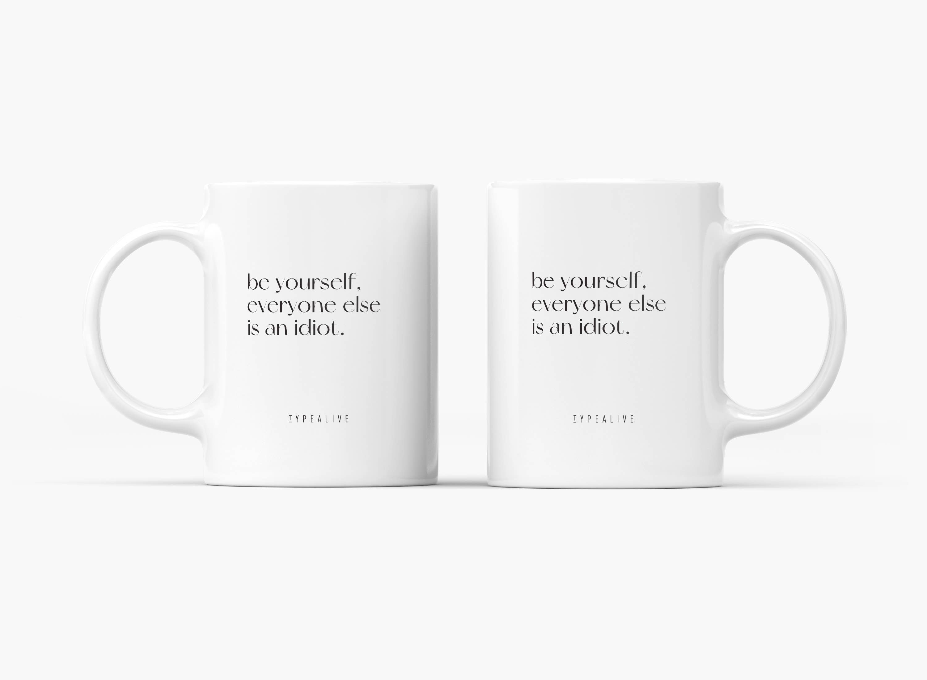 Keramikmugg Be Yourself