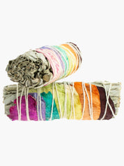 7-Chakra California White Sage Smudge Stick