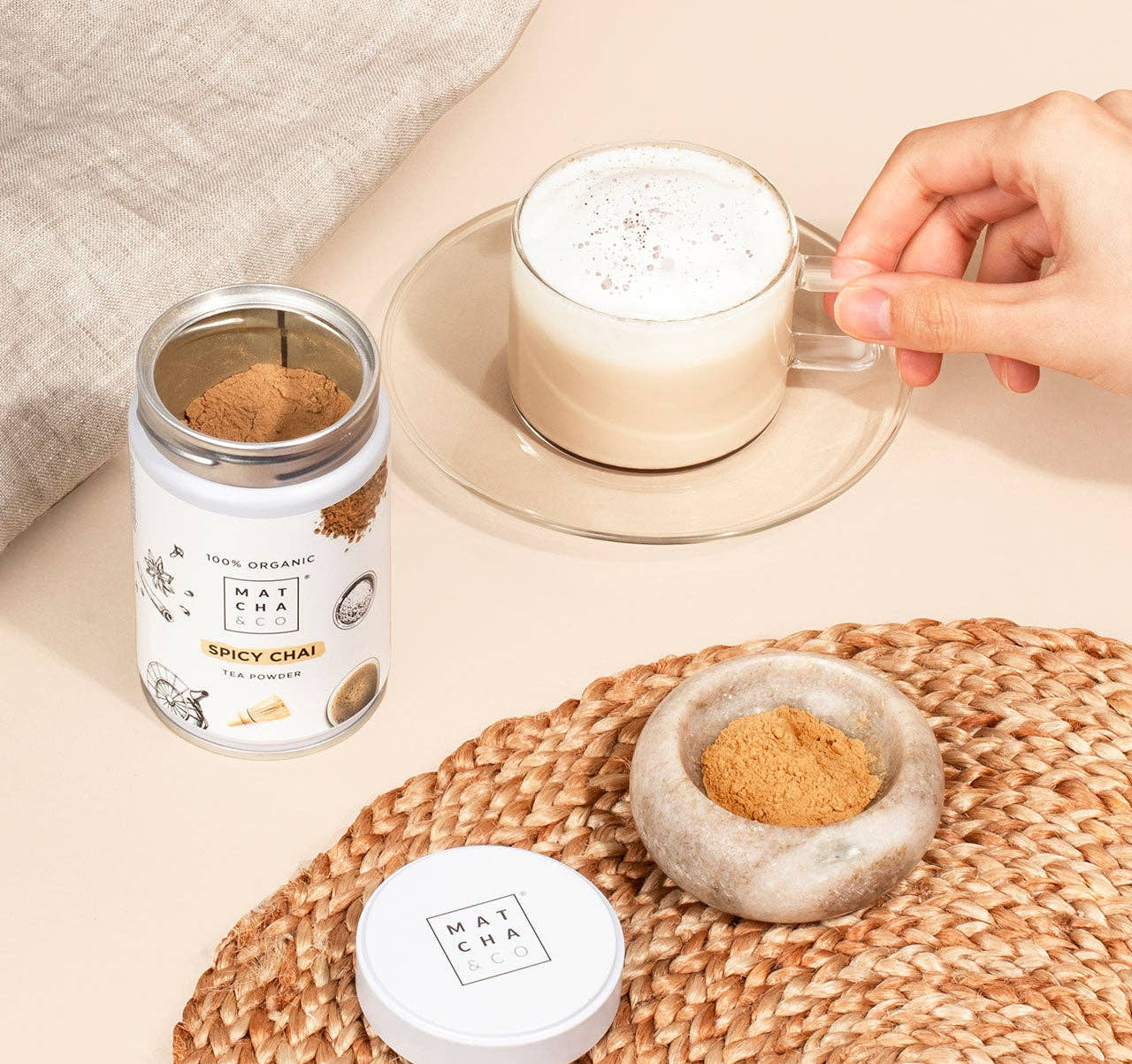 Matcha & Co Ekologisk Spicy Chai Te 100g