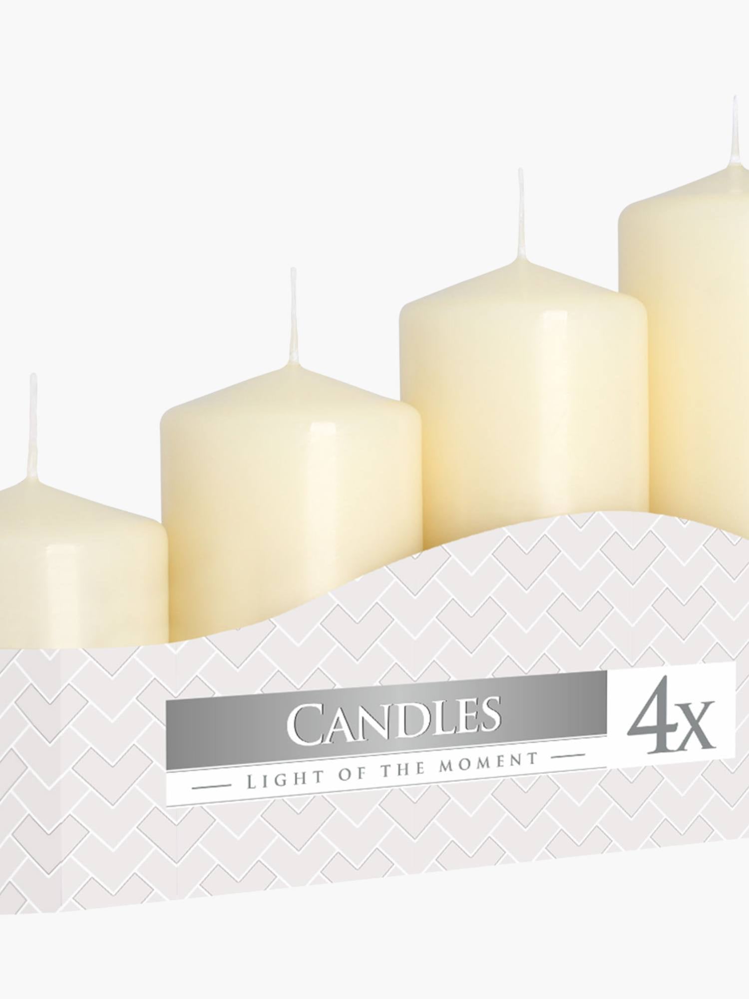 Blockljus Aura Candles Ivory x 4