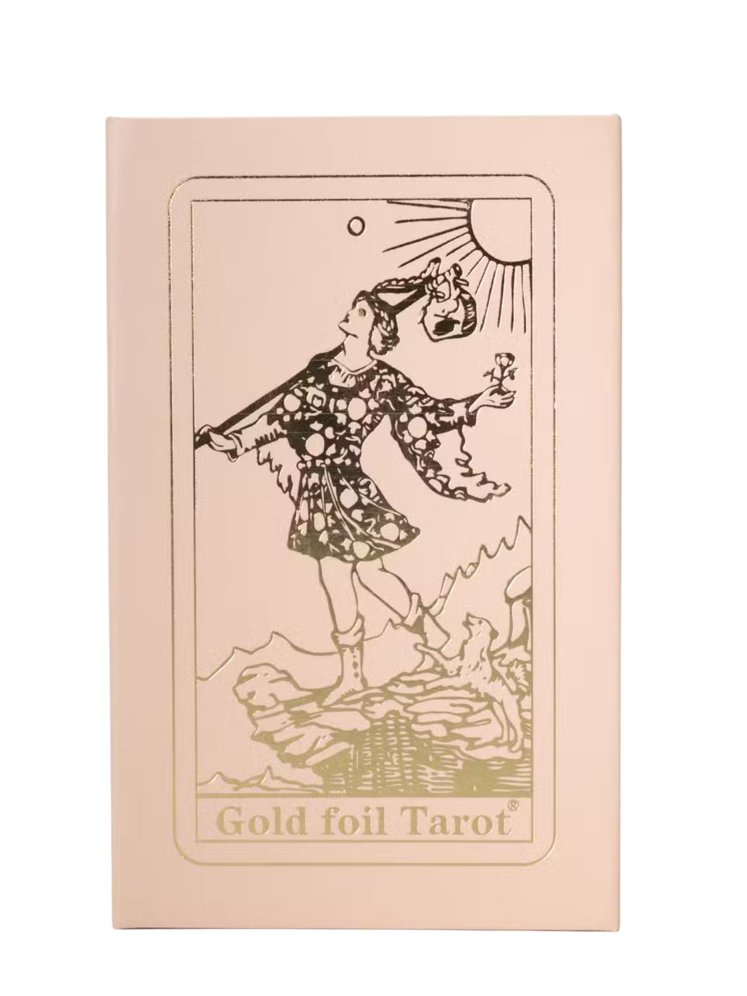 Pink Ruby Foil Tarot Card Deck + Guidebok