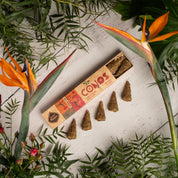 Calendula &amp; Rosemary incense cones Sagrada Madre