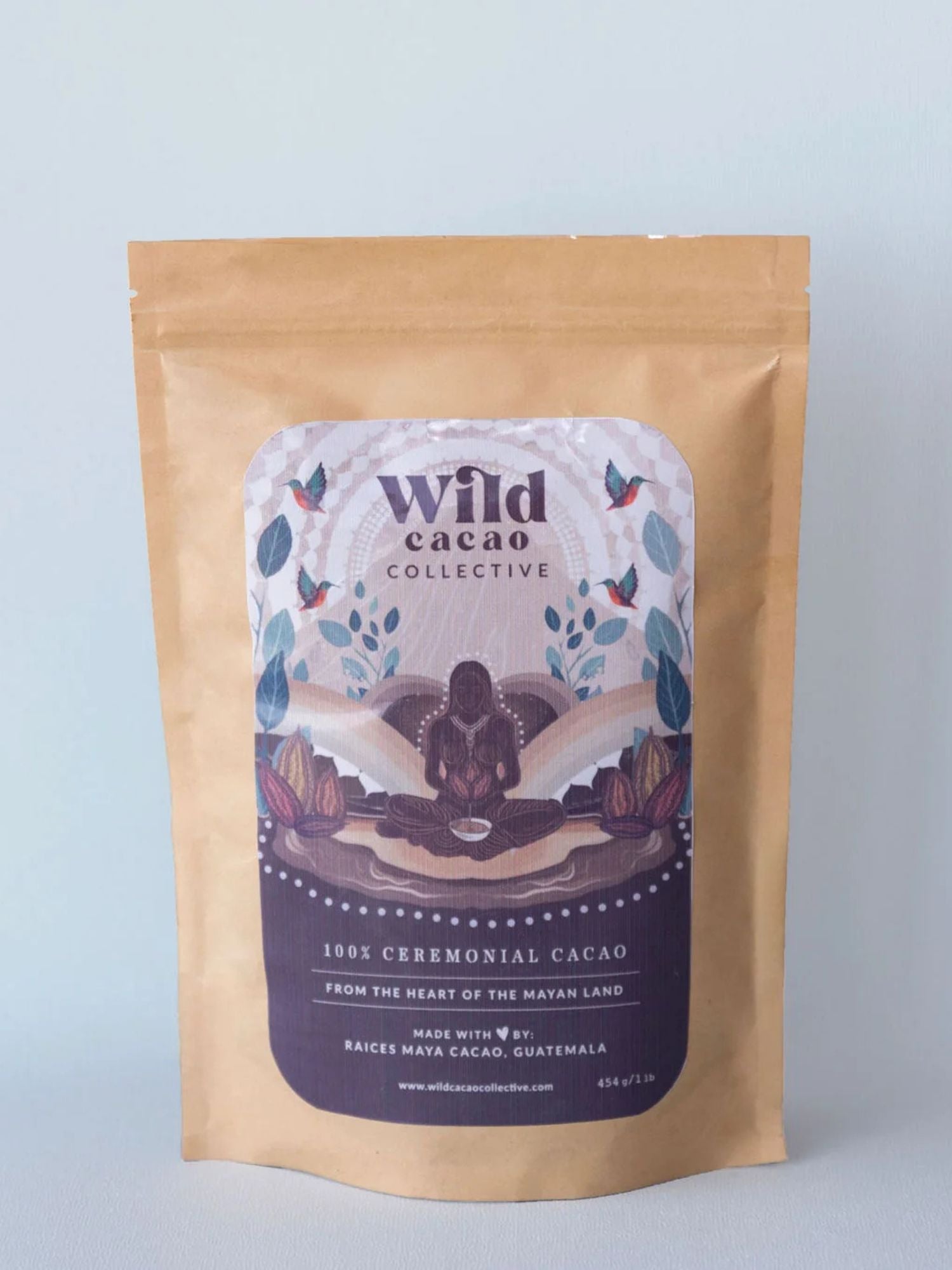 100% Ceremonial Cacao Powder Maia Raices 454 gr