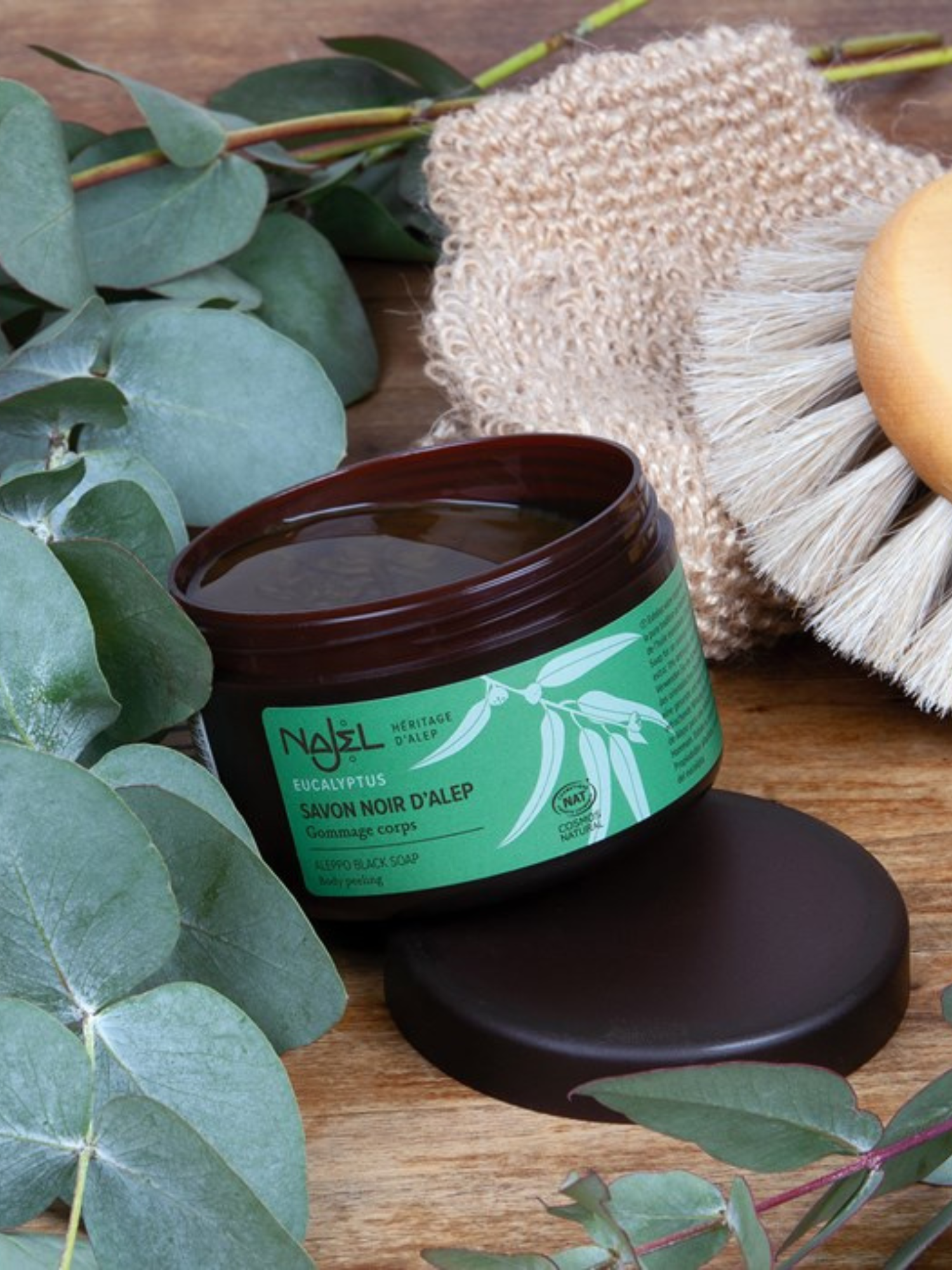 Black Aleppo soap Eucalyptus Najel