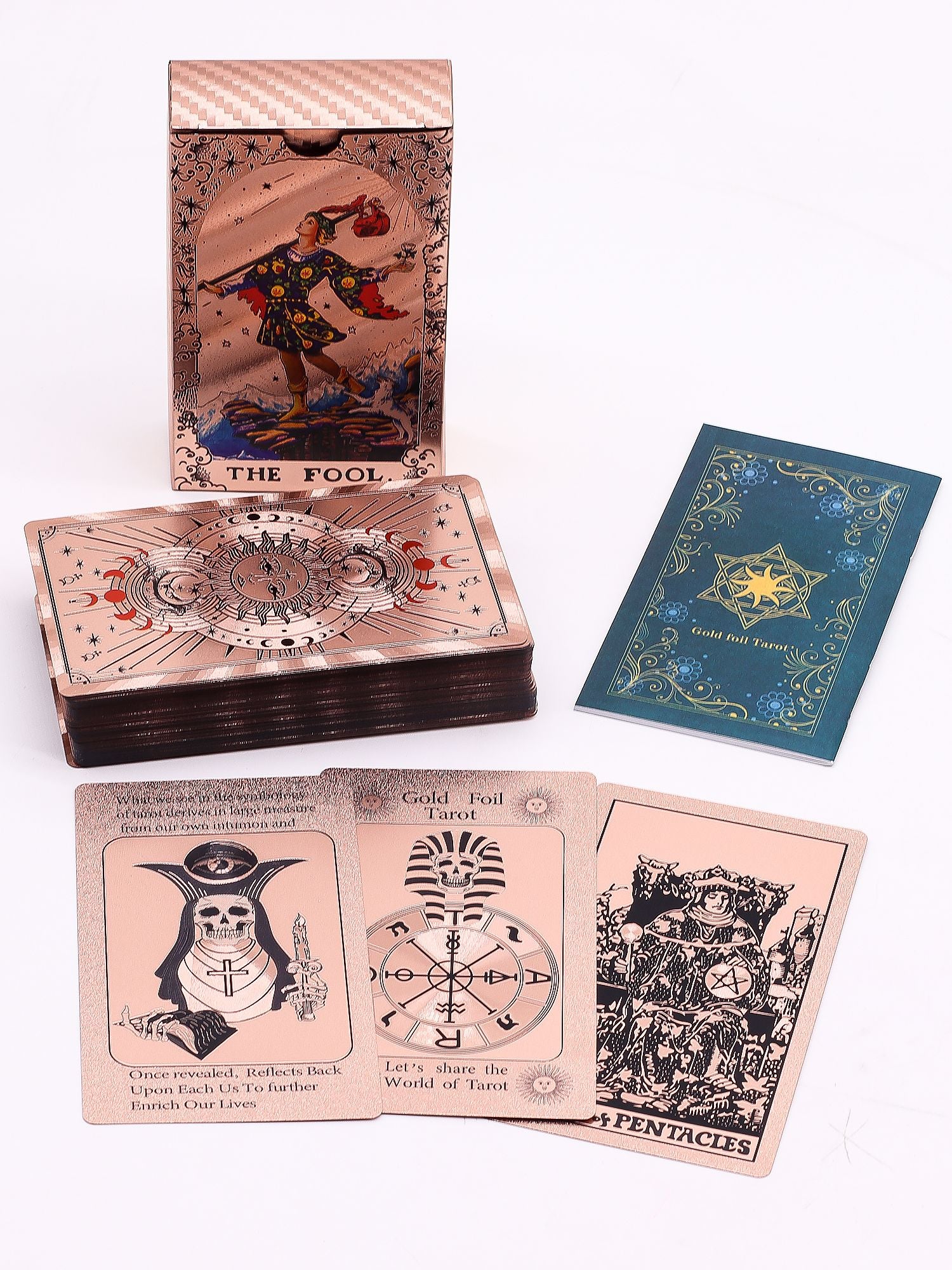 Rose Gold Foil Tarot Deck