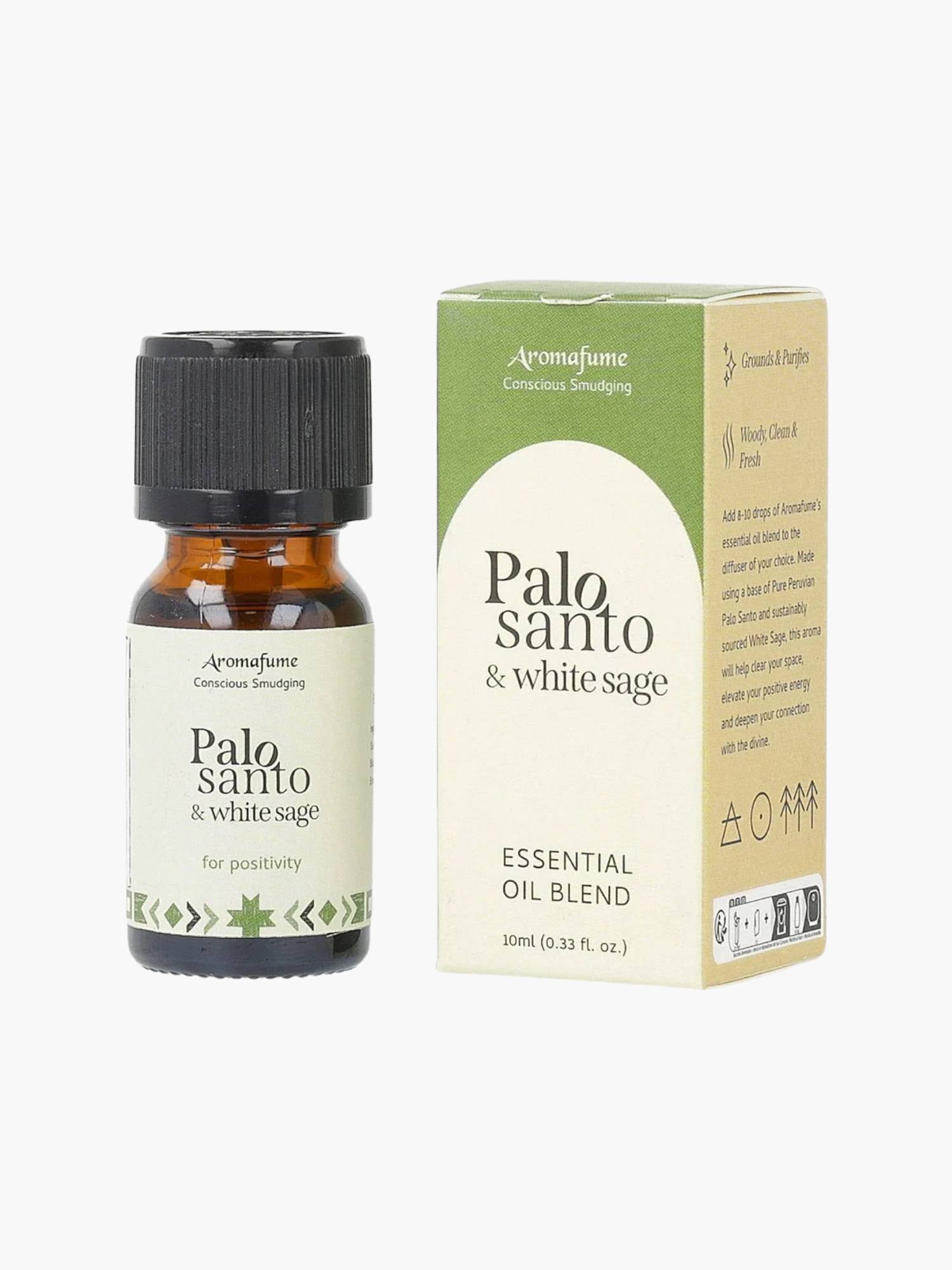 Palo Santo & White Sage Essential Oil Blend Aromafume