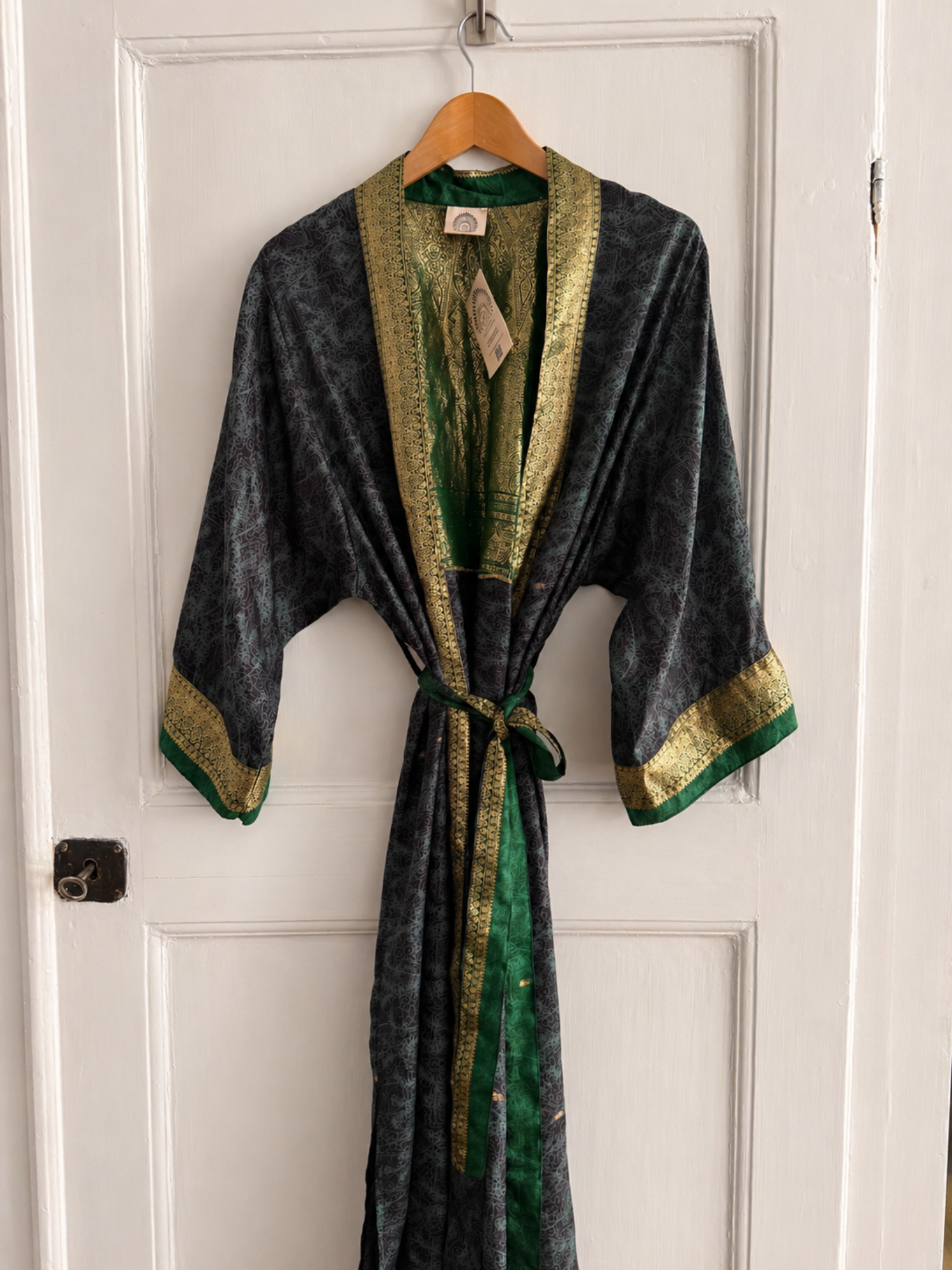 With Seqerqvist Kimono Imperial Blue