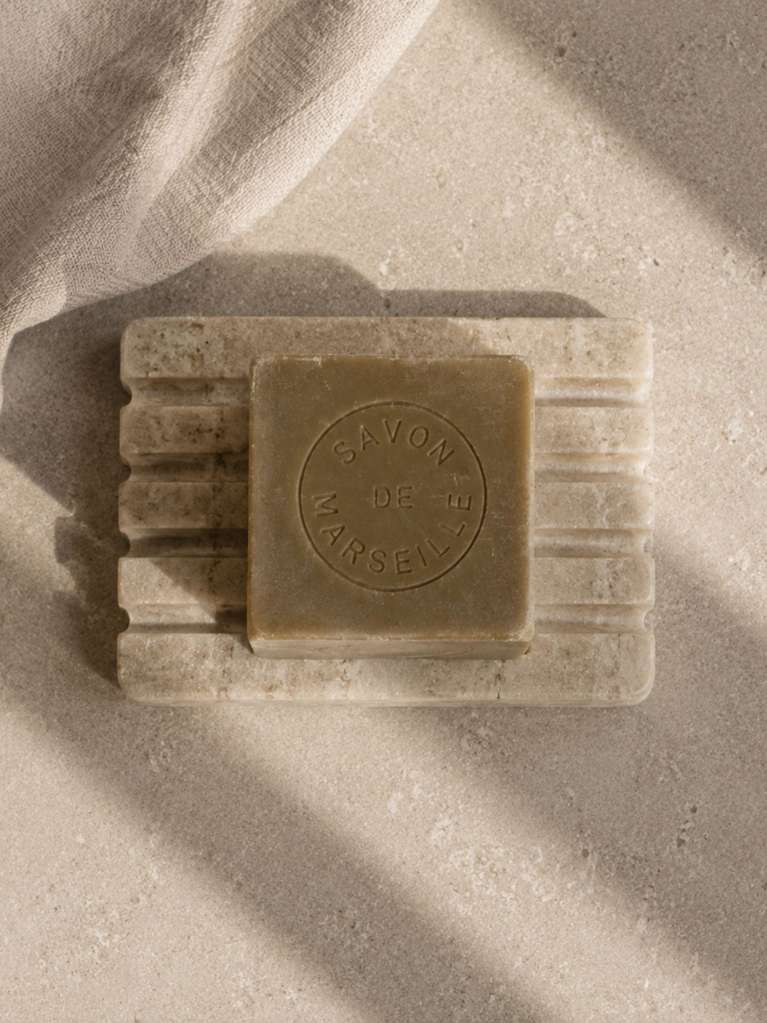 Tvålfat Sand Marmor