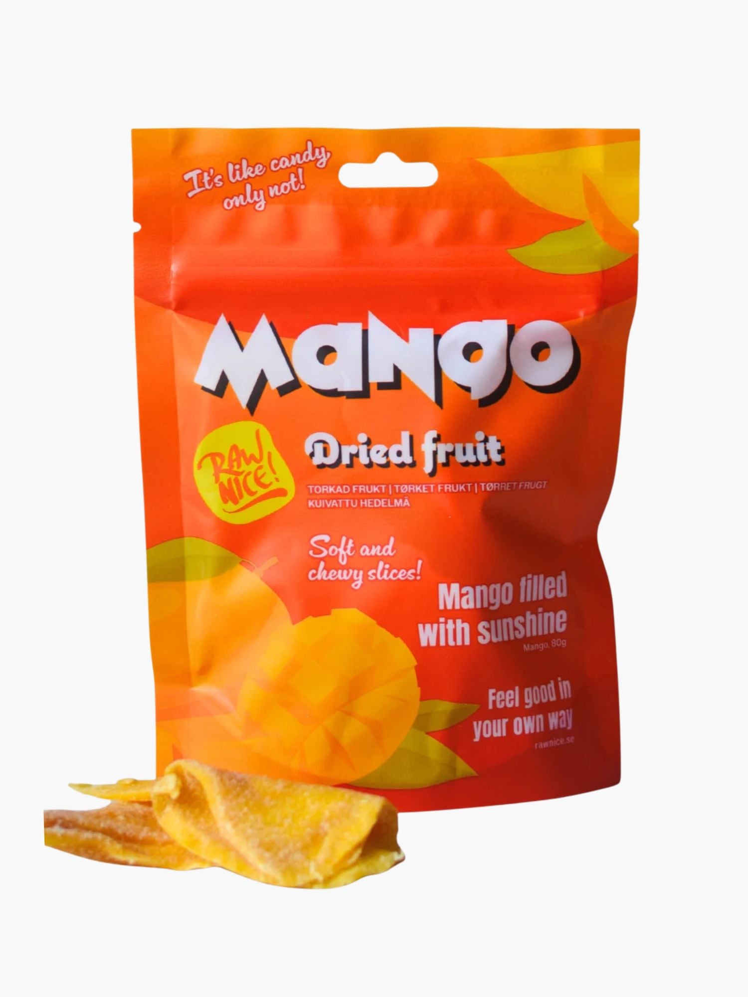 Raw Nice Torkad Mango 80g