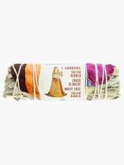 7-Chakra California White Sage Smudge Stick