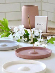 Terracotta incense holder &amp; altar dish