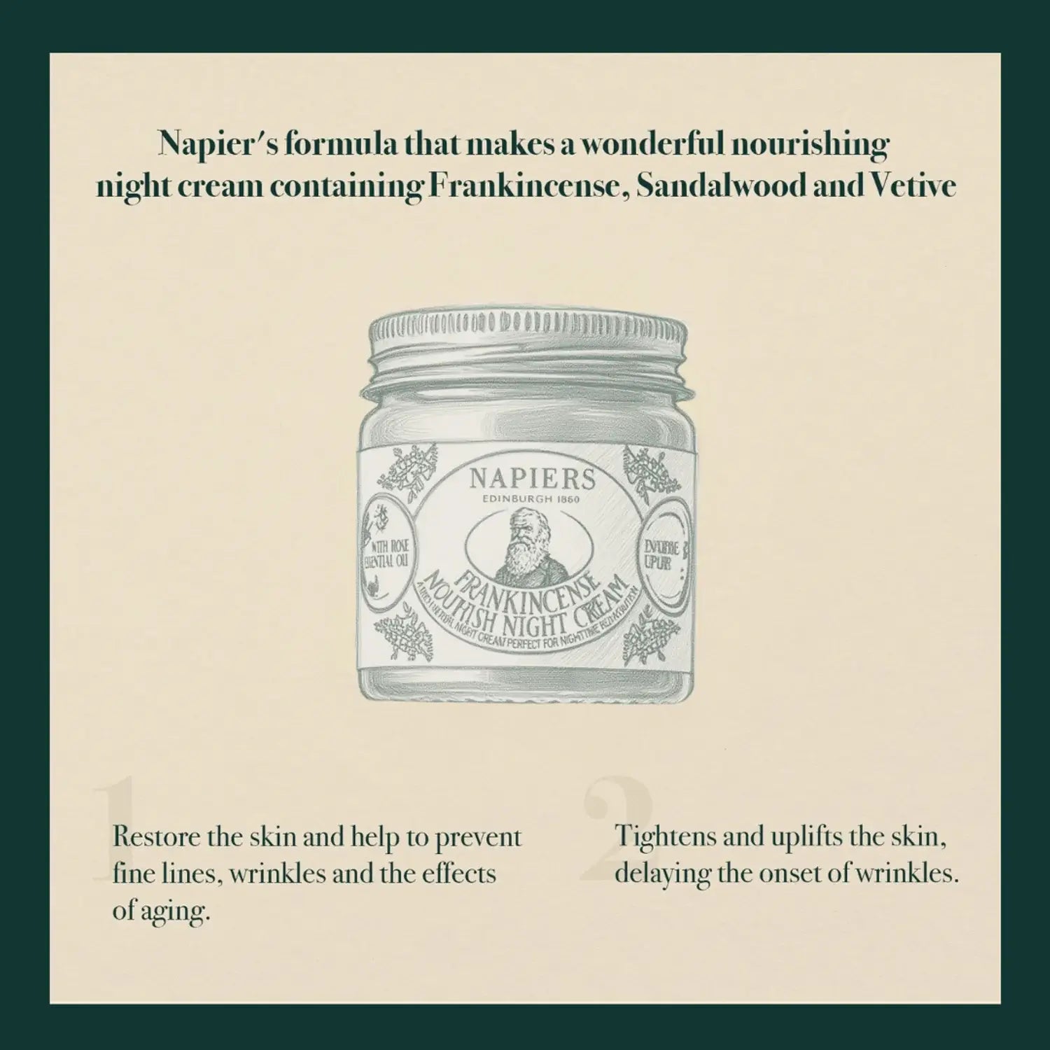Napiers Frankincense Night Cream – 60 ml